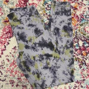 lululemon athletica Align Tie-Dye Leggings - purple and Green